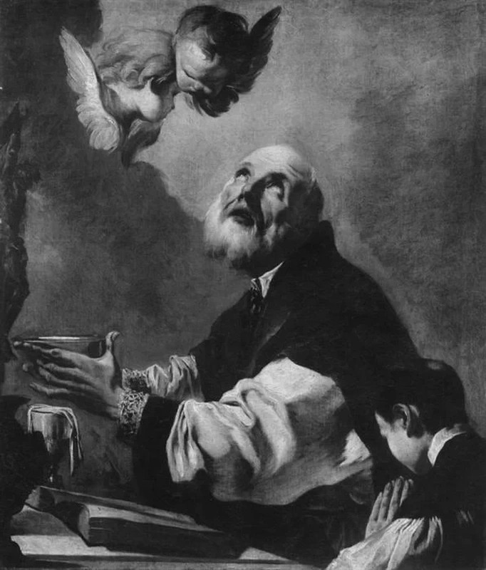 Antonio Marinetti - San Filippo Neri celebrante, Venezia, Ca' Rezzonico, Museo del Settecento veneziano